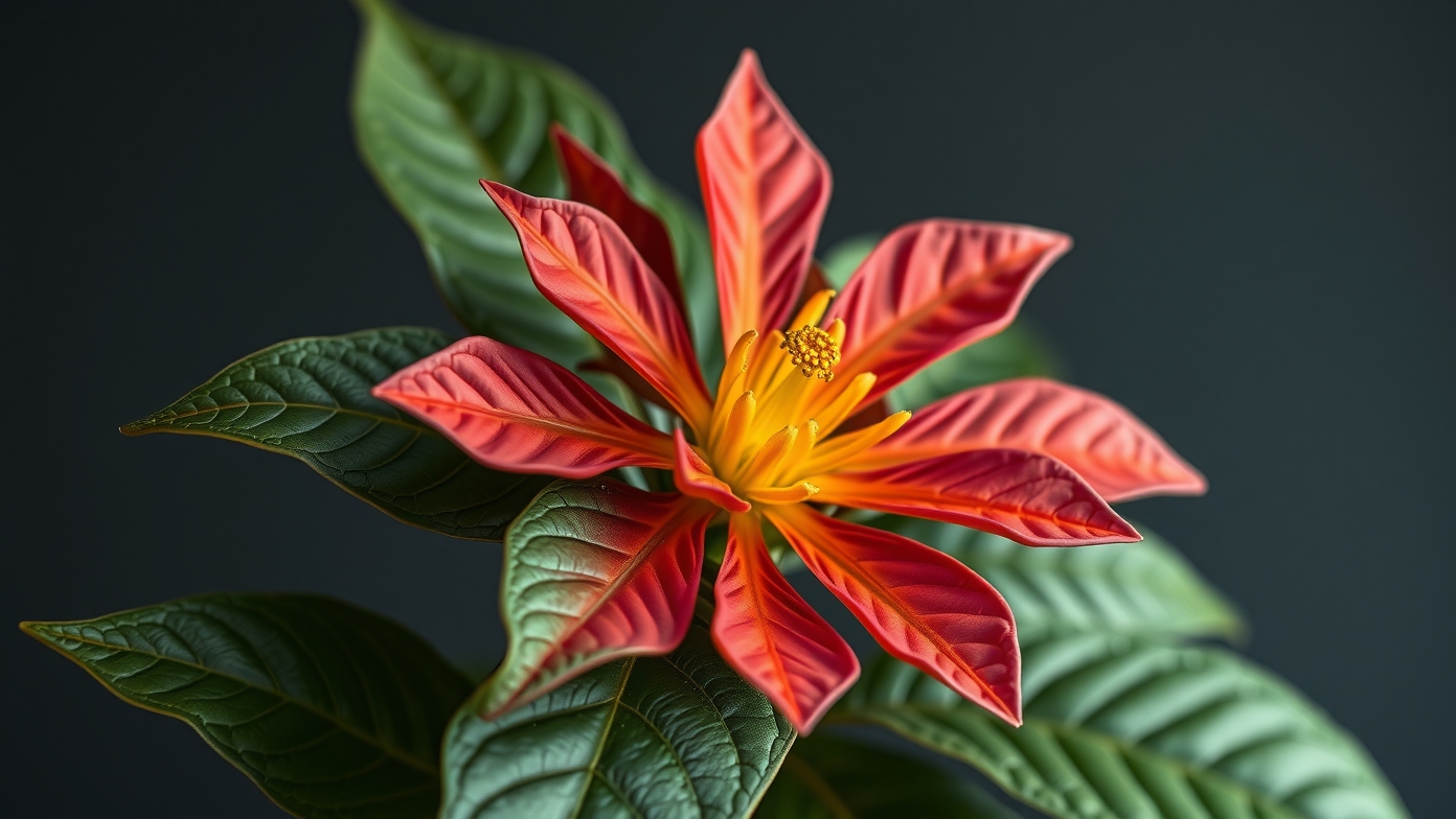 A damiana növény virága és levelei, gyógynövény a szexuális egészségért.