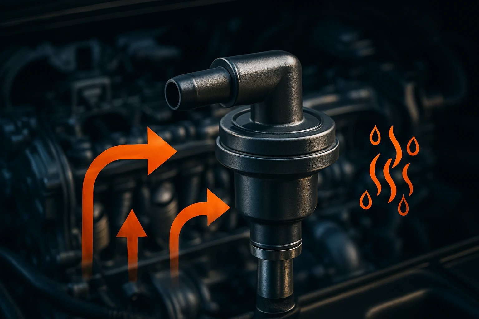 Egy motor alkatrésze, amely a hűtőfolyadék áramlását szabályozza.