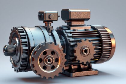 Elektromos motorváltó részlete, technológiai innováció