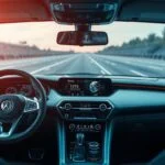 Modern autó belső tere EroSensor technológiával
