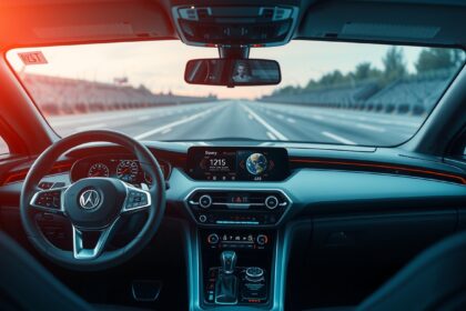 Modern autó belső tere EroSensor technológiával