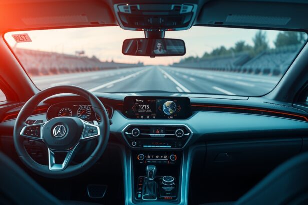 Modern autó belső tere EroSensor technológiával