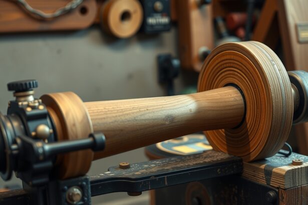 Fasztergálás eszköz és faanyag a kézműves műhelyben