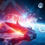 Meditáló személy a természet közepén, stresszoldó technikák ábrázolása