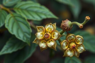 Kubeba bors virágai és levelei, a természet egyik legrégebbi gyógyító fűszere.