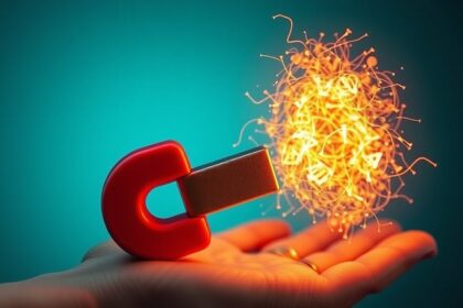 Mágneses mezők és magnézterápia illusztráció