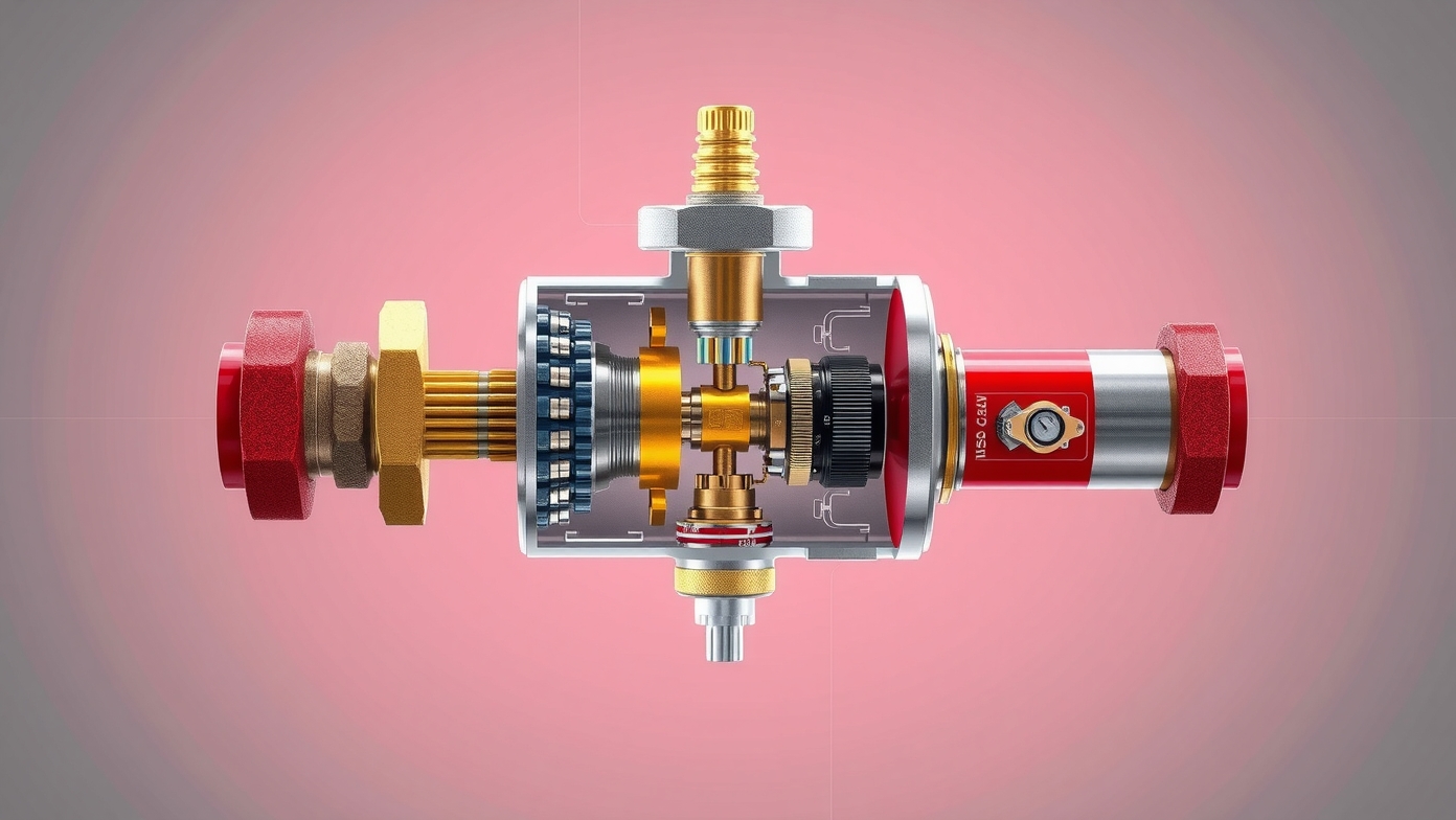 Modern gázszelep belső felépítése és működése