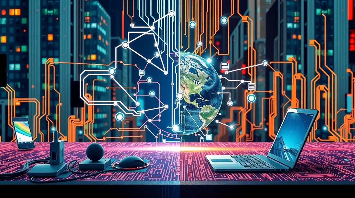 Digitális élet és internet, technológiai kapcsolatokkal