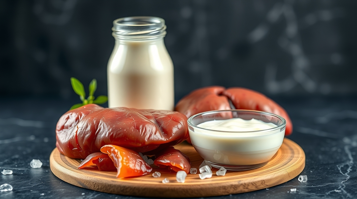 Kefir és máj, a probiotikumok és méregtelenítés termékei.