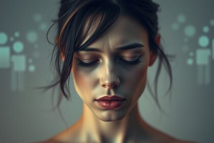 Fáradt nő, aki a pajzsmirigy hatásait tapasztalja