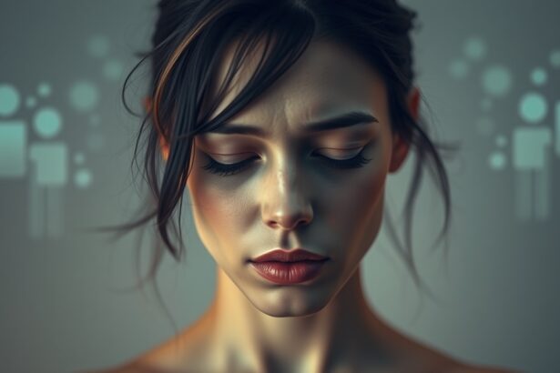 Fáradt nő, aki a pajzsmirigy hatásait tapasztalja