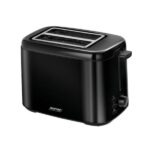 Fekete kenyérpirító modern dizájnnal