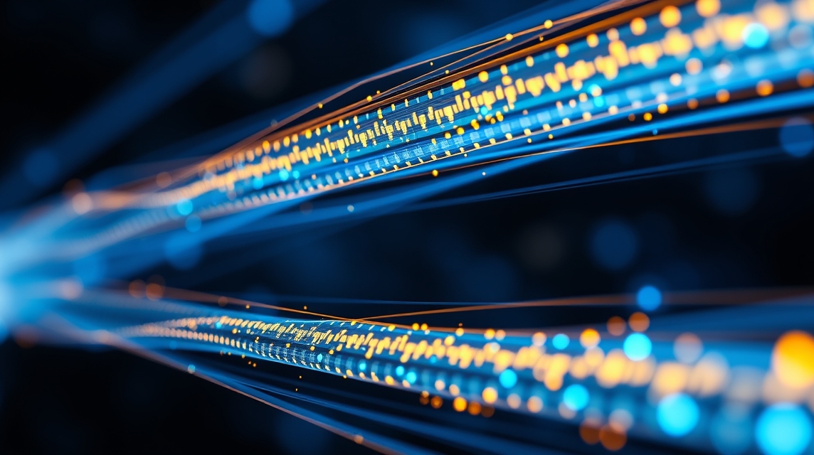 Optikai kábelek fényimpulzusokkal az adatátvitelhez