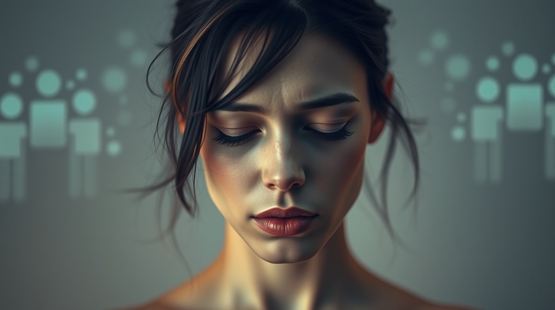 Fáradt nő, aki a pajzsmirigy hatásait tapasztalja