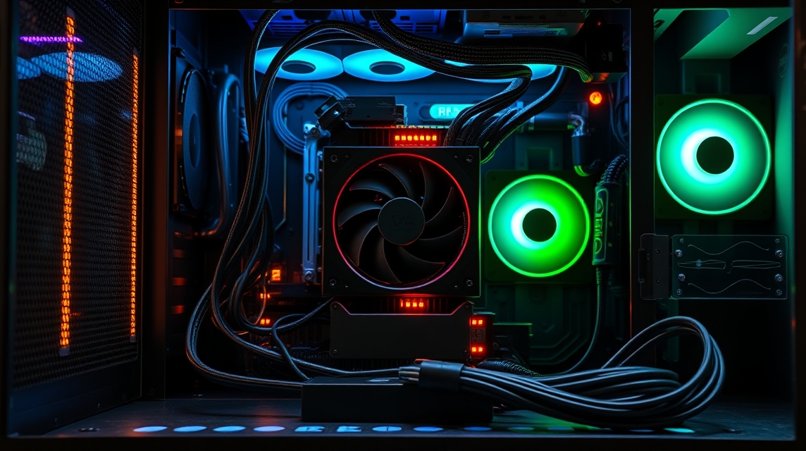 Számítógép tápellátás és energiahatékonyság belső képe