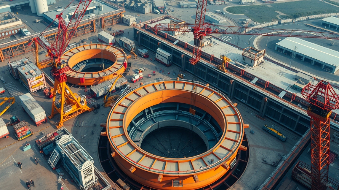 Tehermentesítő gyűrűk az építőiparban, munkálatok során.