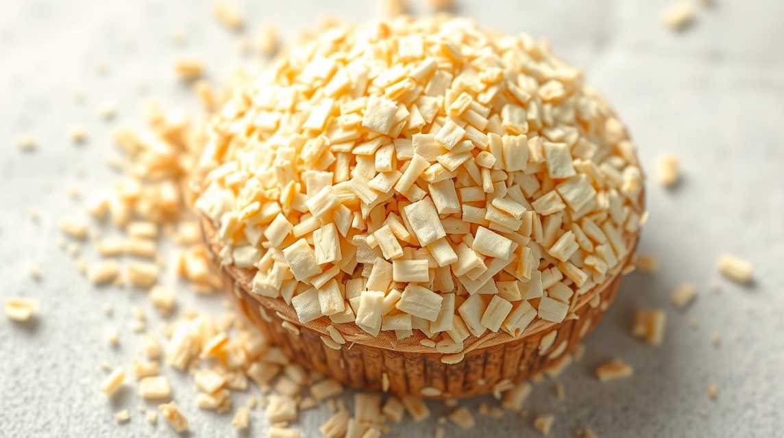 Útifű maghéj, természetes rost az emésztés javításához.