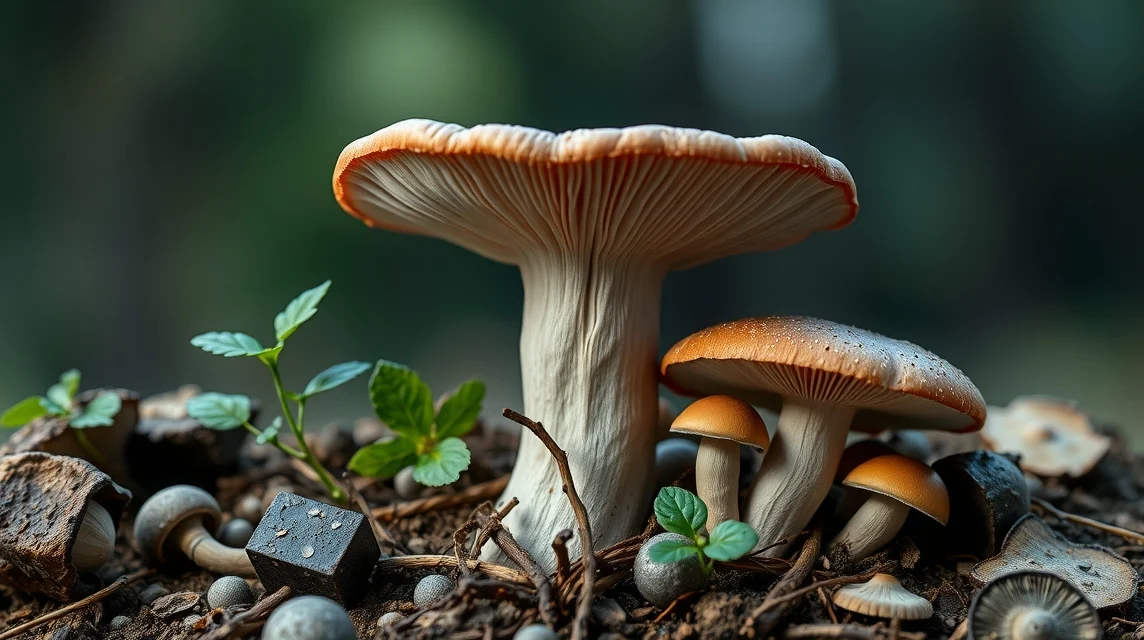 Különféle gyógygombák a természetben, természetes immunerősítéshez