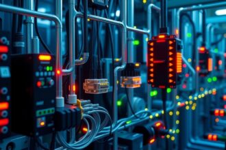 Ipari automatizálás technológia a CAN busz interfész használatával.