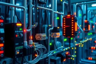 Ipari automatizálás technológia a CAN busz interfész használatával.