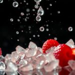 Friss gyümölcsök és jégkristályok összhatása, egészségtudatosság