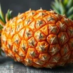 Érett ananász, a bromelain természetes forrása.