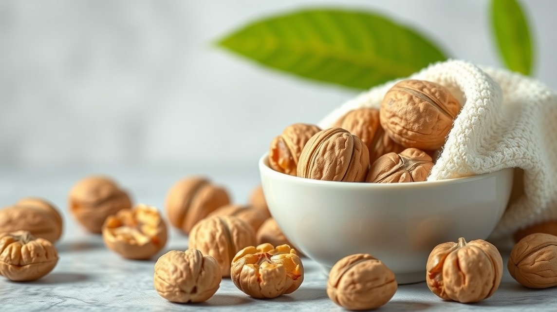 Friss diók, hajápolás természetes kiegészítése