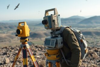 RTK és GPS helymeghatározás eszközök a hegytetőn