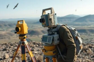 RTK és GPS helymeghatározás eszközök a hegytetőn