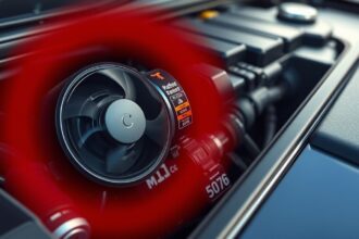 Hűtőventilátor kapcsoló az autó motorjában, hűtés céljából