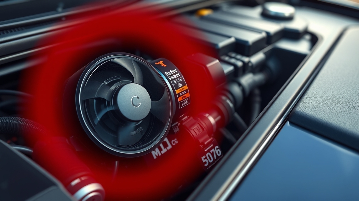 Hűtőventilátor kapcsoló az autó motorjában, hűtés céljából