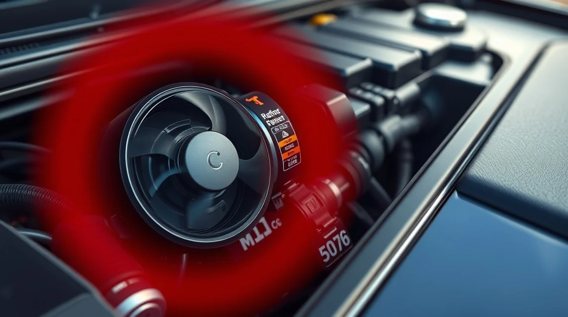 Hűtőventilátor kapcsoló az autó motorjában, hűtés céljából
