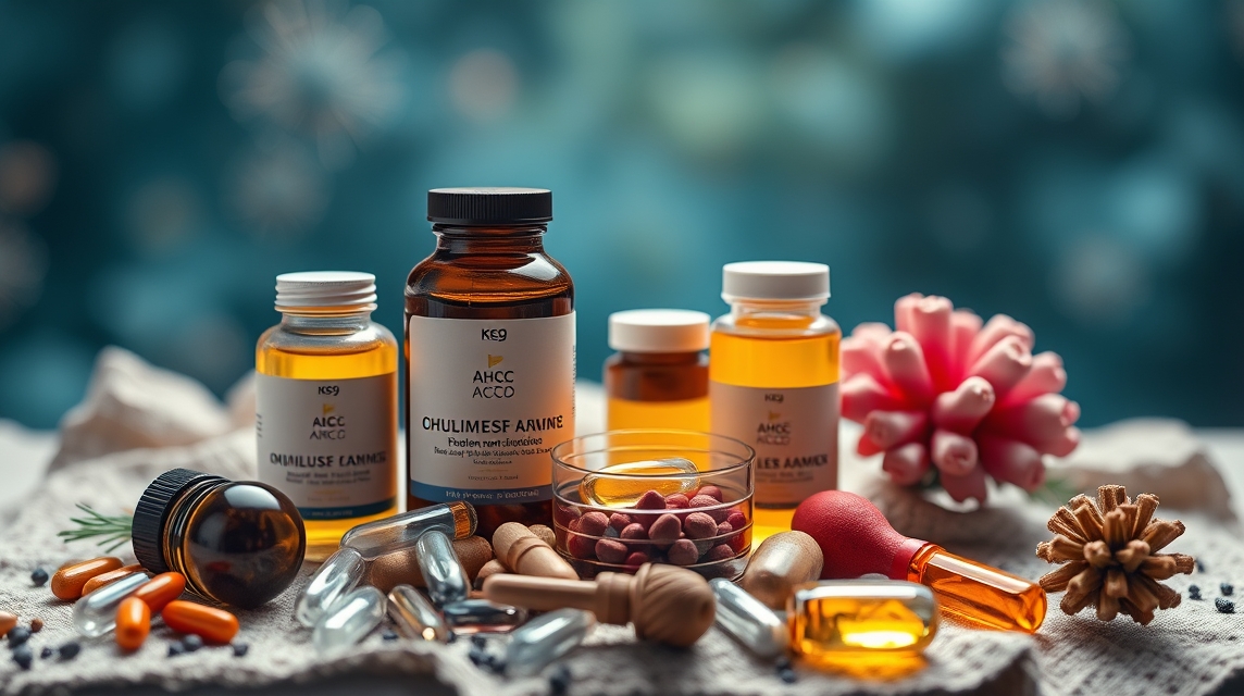 AHCC étrend-kiegészítők és immunrendszer-erősítő szerek