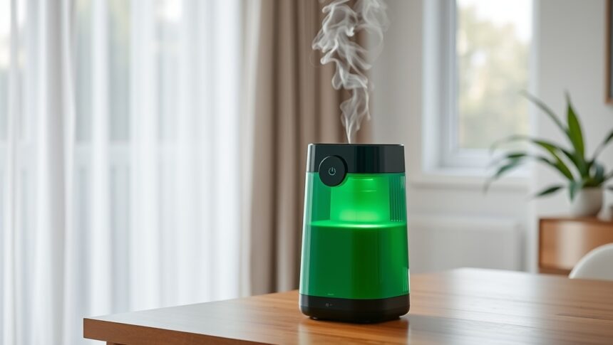 Air Wick Freshmatic automata illatadagoló zöld színben