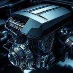 CRDI dízelmotor részlete, korszerű autóipari technológia