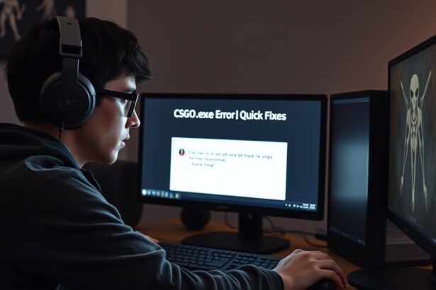 Játékos CSGO.exe hibát keres gyors megoldásokkal.